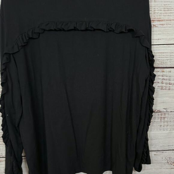 NEW WITH TAGS Drew Chance SUPER SOFT Ruffle Top Size Large, MSRP $142 - Picture 9 of 11
